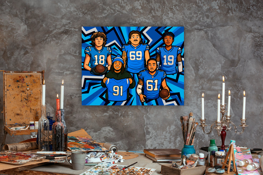 “Cartooned In Detroit” 2025 Rookie Class Fine Art Print