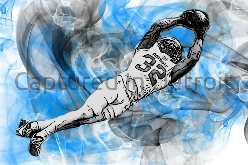 8.5x11 “Detroit Smoke” Series Brian Branch Fine Art Print