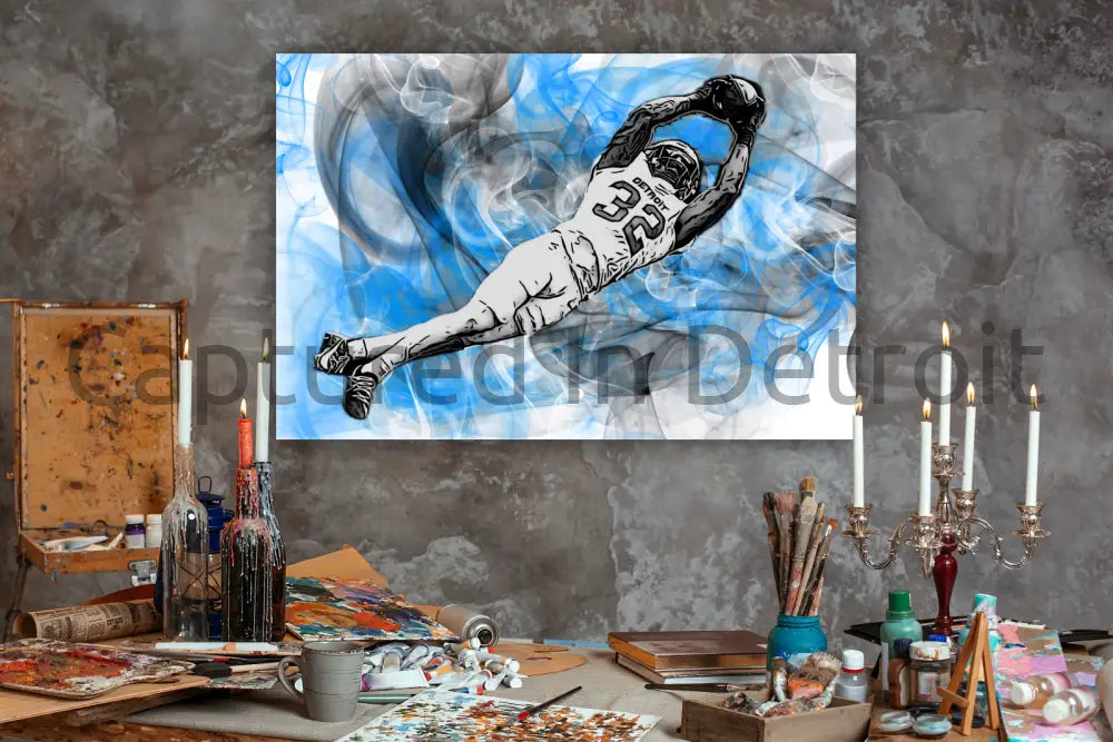 8.5x11 “Detroit Smoke” Series Brian Branch Fine Art Print