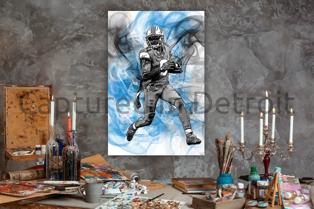 8.5x11 “Detroit Smoke” Series Jameson Williams Fine Art Print