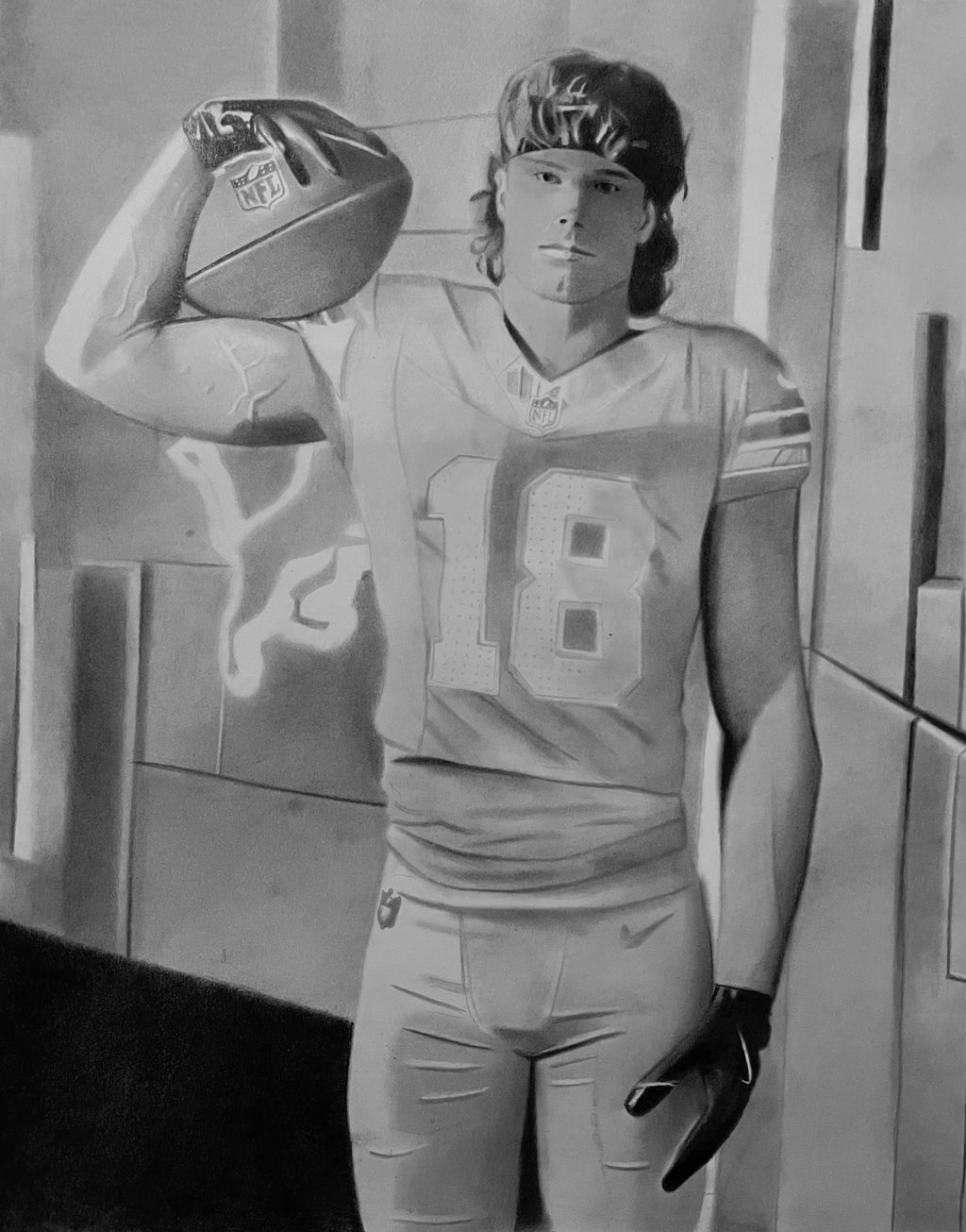 “Hometown Rookie” 8.5x11 Isaac TeSlaa Fine Art Print Limited Edition of 10