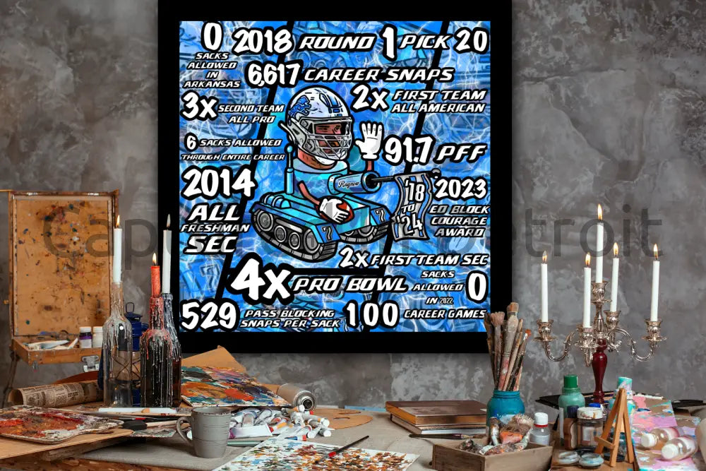 8x8 “Frank The Tank” Ragnow Career Achievements Professional Photo Print