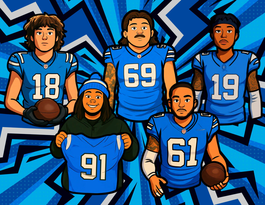 “Cartooned In Detroit” 2025 Rookie Class Fine Art Print