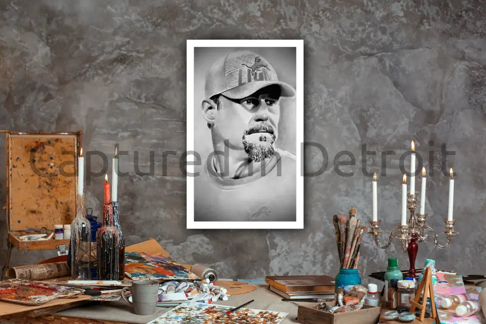 Dan Campbell Fine Art Graphite Print 8.5x11