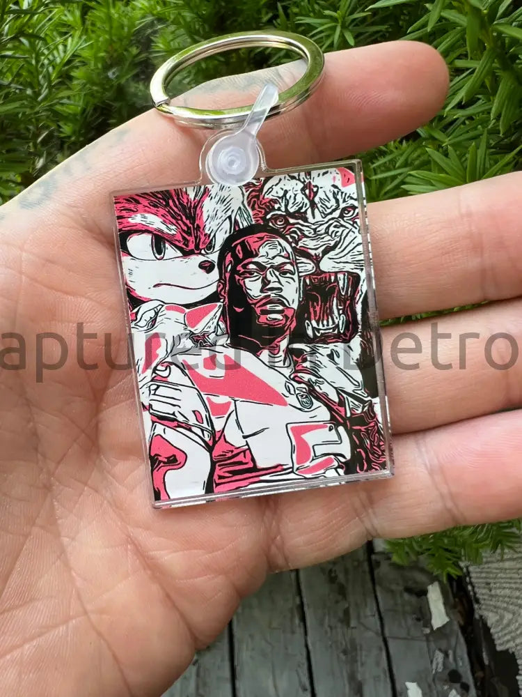 David Montgomery “Knuckles” Acrylic Keychain 2x2