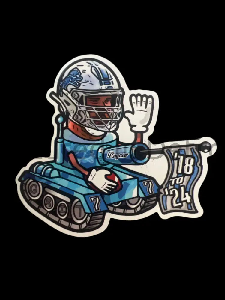 “Frank the Tank” Ragnow Magnet 4x3.5in