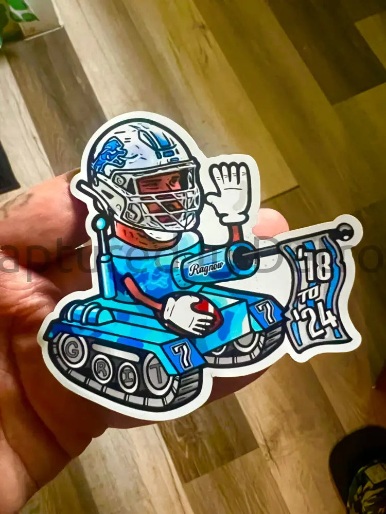 “Frank the Tank” Ragnow Magnet 4x3.5in
