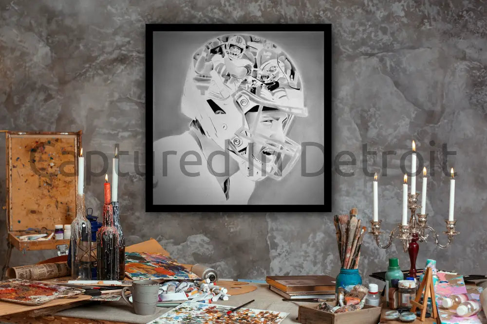 Malcolm Rodriguez Custom Wall Decor 8x8