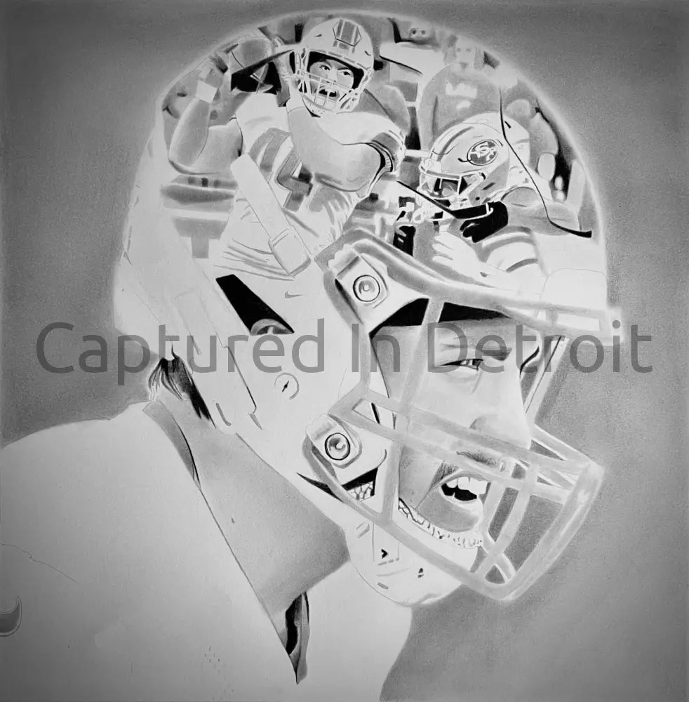 Malcolm Rodriguez Custom Wall Decor 8x8